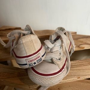 Toddler Converse Low Tops size 3